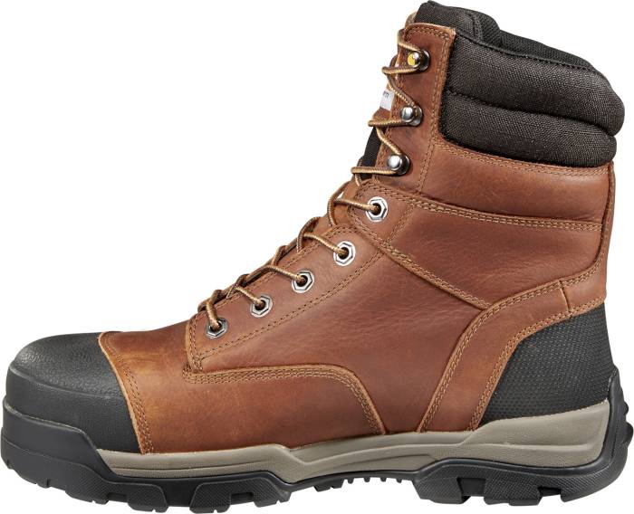 alternate view #3 of: Bota de 8ápulgadas EH WP con puntera de material compuesto, marrÝn de hombre Carhartt CME8355 Ground Force