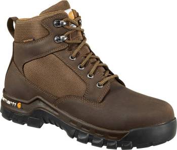 Bota de trabajo Carhartt CMFF6213M Rugged Flex, para hombre, marrÝn/marrÝn chocolate, con puntera de acero EH, WP, de 6 pulgadas