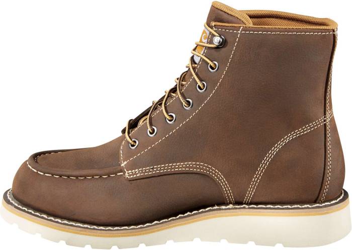 alternate view #3 of: Carhartt CMW6095 Moc Toe, Men's, Dark Brown, Soft Toe, EH, WP, 6 Inch, Work Boot