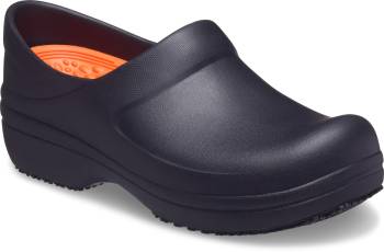 Zueco de trabajo antideslizante, con puntera blanda, negro, de mujer, Crocs CR207231-001 Neria Pro II LiteRide