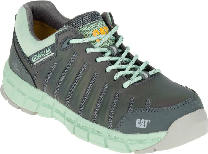 view #1 of: Caterpillar CT90692 Women's, Grey/Blue, Comp Toe, EH, Casual Oxford