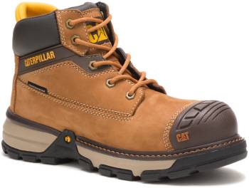 Caterpillar CT91199 Excavator, Women's, Brown, Comp Toe, WP, EH, Slip Resistant, 6 Inch, Work Boot