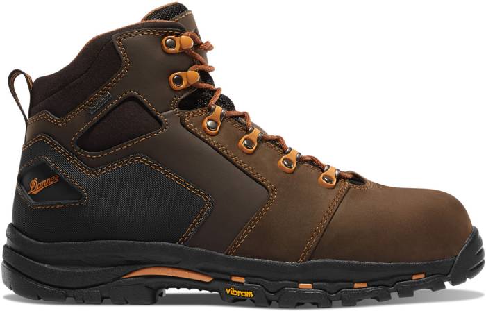 alternate view #2 of: Danner DA13860 Vicious, Men's, Brown/Orange, Comp Toe, EH, WP, Hiker, Work Boot