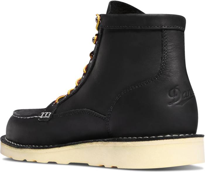 alternate view #3 of: Danner 15569 Bull Run Moc Toe USA, Men's, Black, Steel Toe, EH, 6 Inch Work Boot