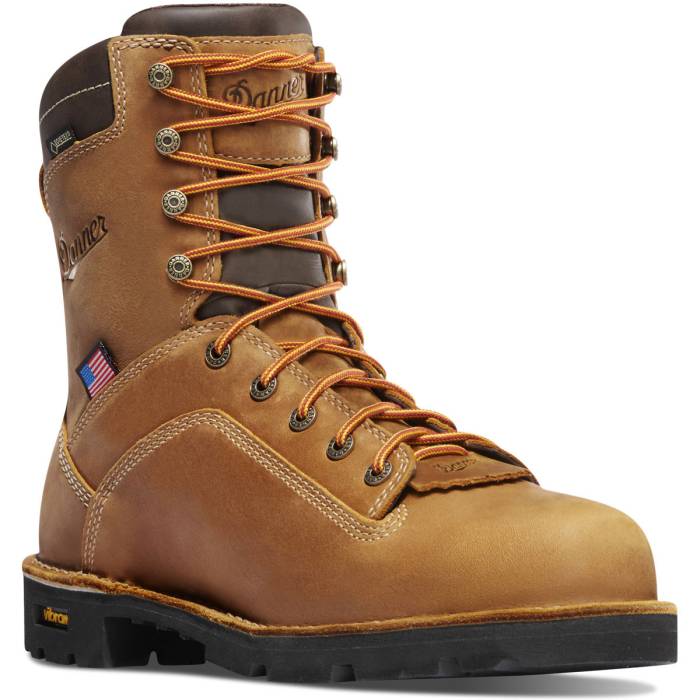 view #1 of: Danner DH17321 Quarry, Men's, Brown, Comp Toe, EH, WP, 8 Inch Boot