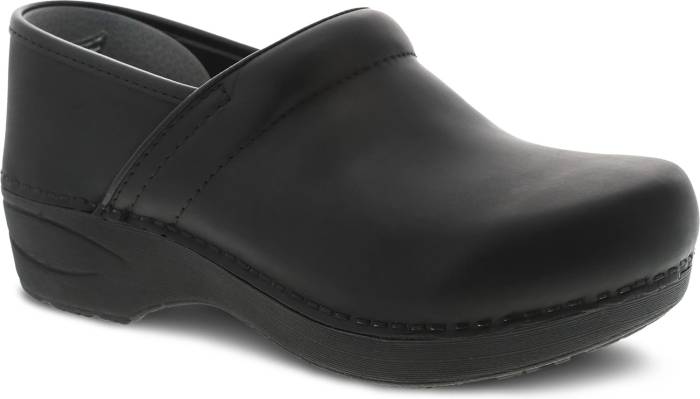 view #1 of: Zapato de trabajo estilo zueco, sin cordones, antideslizante, impermeable (WP), con puntera blanda, color negro, Dansko DK3950470202 XP 2.0, para mujer