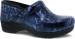 view #1 of: Dansko DK3950520202 XP 2.0, Women's, Navy Embossed Patent, Soft Toe, Slip Resistant, Slip On, Clog, Work Shoe