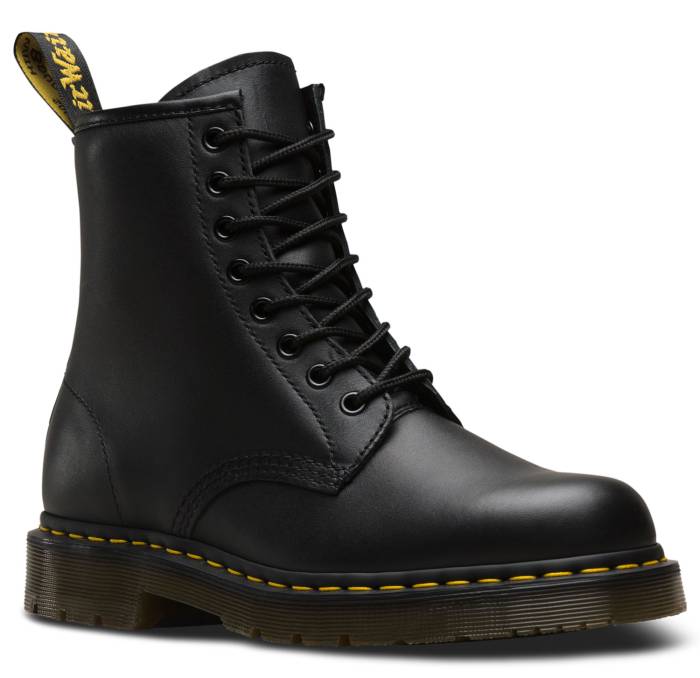 view #1 of: Dr. Martens DMR24382001 1460 Originals 8-Eye, Unisex, Black, Soft Toe, Slip Resistant, 6 Inch Boot