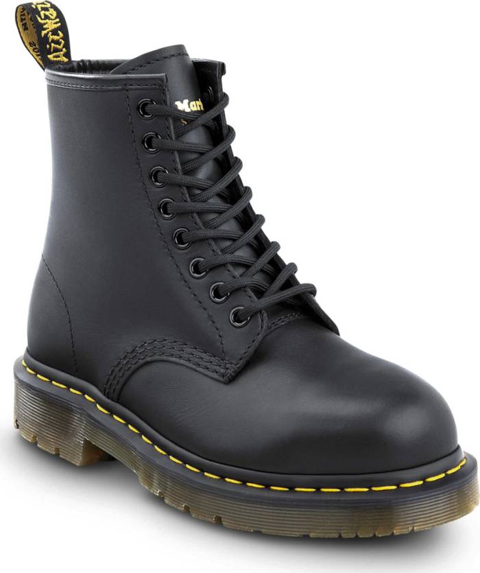 view #1 of: Bota de 6ápulgadas, EH, con puntera de acero, negro, unisex, acordonada de 8 ojales, Dr. Martens DMR26307001 1460 Originals