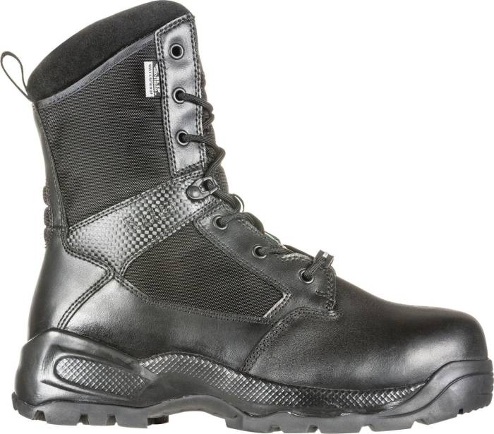 view #1 of: 5.11 Tactical FEL12416 2.0 Shield, Men's, Black, Comp Toe, EH, PR, WP, 8 Inch, Zipper Boot