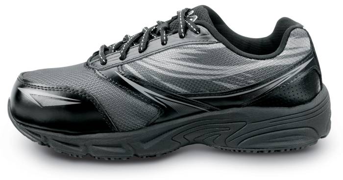 alternate view #3 of: Fila FIL5LM00154 Memory Meira 2, Women's, Black/Pewter/Metallic Silver, Comp Toe, Slip Resistant,Low Athletic, Work Shoe