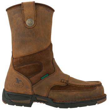 Bota Pull-on, WP, EH, con puntera de acero, marrÝn, de hombre, Georgia Boot GA4603 Athens