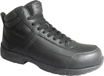 Genuine Grip GGM1021 Men's, Black, Steel Toe, Slip Resistant, Mid High Athletic