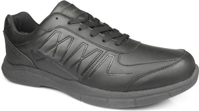 view #1 of: Genuine Grip GGM1600 1600 Athletic, Men's, Black, Soft Toe, Slip Resistant, Athletic Work Shoe