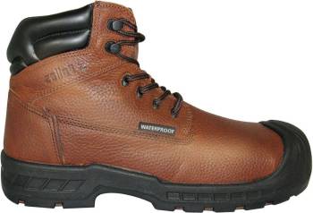 Bota de 6 pulgadas WP EH PR con puntera de material compuesto, marrÝn de hombre Genuine Grip GGM6100 Vulcan