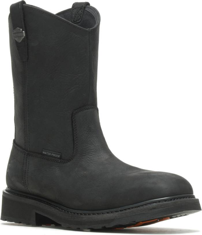 view #1 of: Harley Davidson HD93563 Altman, Men's, Black, Composite Toe, EH, Pull On Boot