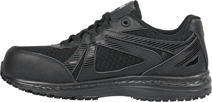 alternate view #3 of: Hoss HS10229 Reno II, Men's, Black, Comp Toe, EH, WP, Slip Resistant, Low Athletic, Work Shoe