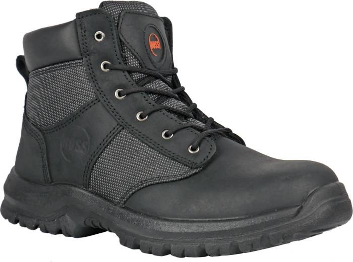 view #1 of: Botas de tiro HS60160 Carter, para hombre, negras, con puntera de acero, EH, 6 pulgadas, botas de trabajo