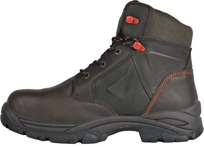 alternate view #3 of: Hoss Boots HS60466 Hudson, Men's, Brown, Comp Toe, EH, PR, WP/Insulated, Hiker, Work Boot