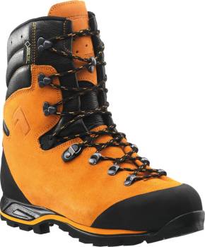 Bota de 9ápulgadas para motosierra, EH, PR, WP, con puntera de acero, naranja, de hombre Haix HX603102 Protector Prime