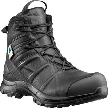 Haix HX620012 Black Eagle, Men's, Black, Comp Toe, EH, PR, WP, 5 Inch, Zipper Boot