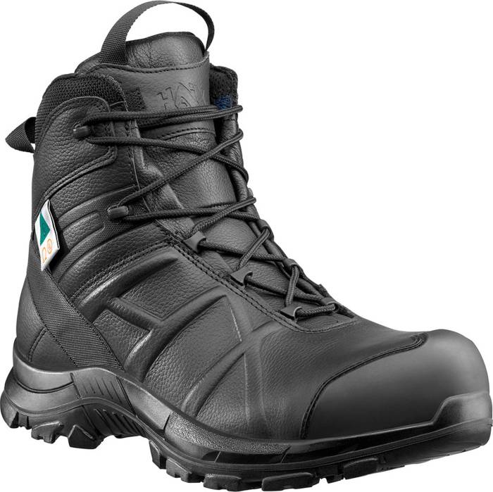 view #1 of: Haix HX620012 Black Eagle, Men's, Black, Comp Toe, EH, PR, WP, 5 Inch, Zipper Boot