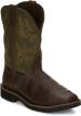 view #1 of: Justin JUSE4570 Keavan, Men's, Brown, Steel Toe, EH, Mt, WP, 11 Inch Boot