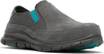 HYTEST 17302 Women's Grey, Steel Toe, EH, Casual Slip On