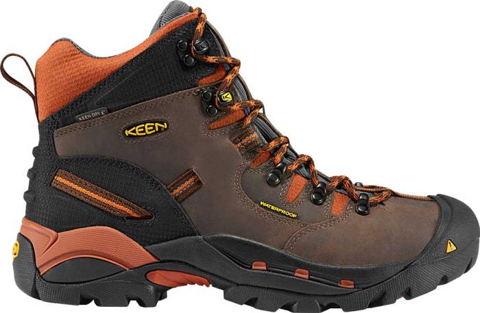 view #1 of: KEEN Utility KN1009709 Pittsburgh, Cascade Brown/Bombay Brown, Men's, Soft Toe, Waterproof Hiker