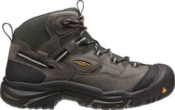 Zapato para senderismo impermeable, EH, con puntera de acero, Gargoyle/noche en el bosque, de hombre, KEEN Utility KN1011243áBraddock