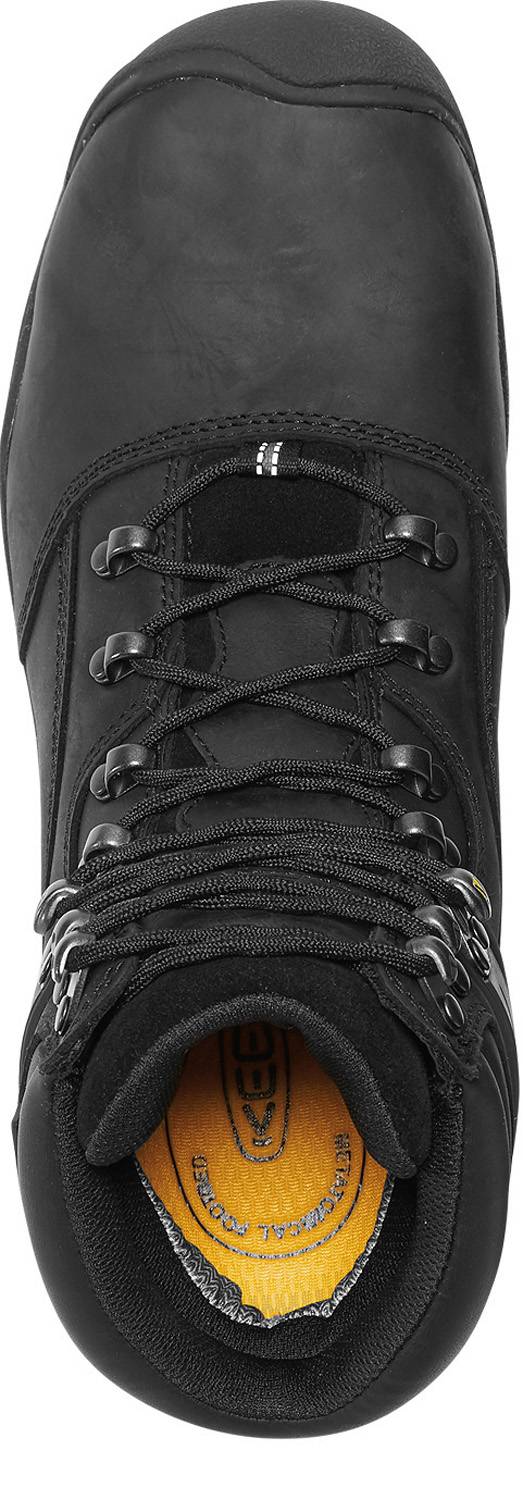 alternate view #4 of: Zapato para senderismo de hombre, impermeable, EH, negro, con puntera de acero, KEEN Utility KN1011357 Louisville