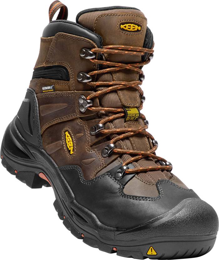 alternate view #2 of: KEEN Utility KN1018023 Coburg, Men's, Brown, Steel Toe, EH, WP, 6 Inch Boot