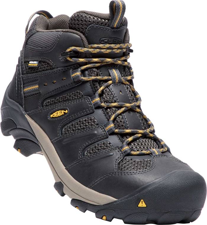 alternate view #2 of: KEEN Utility KN1018079 Lansing, Men's, Raven/Tawny Olive, Steel Toe, EH Hiker