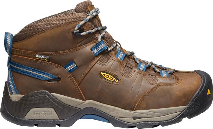 view #1 of: KEEN Utility KN1020086 Detroit XT, Men's, Brown/Blue, Steel Toe, EH, WP Hiker