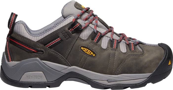 view #1 of: KEEN Utility KN1021315 Detroit XT, Men's, Grey/Bossa Nova, Steel Toe, EH, Mt, Low Hiker, Work Shoe