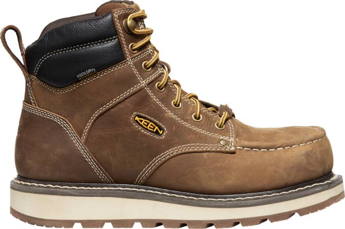 view #1 of: KEEN Utility KN1023222 Cincinnati, Men's, Belgian/Sandshell, Comp Toe, EH, WP, 6 Inch, Work Boot