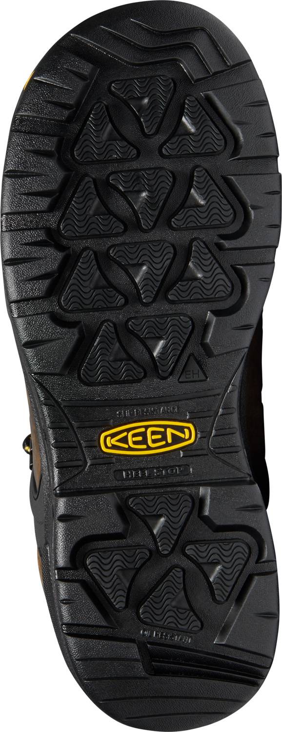 alternate view #4 of: KEEN Utility KN1024222 Dover, Men's, Dark Earth/Black, Comp Toe, EH, WP/Insulated, 8 Inch, Work Boot