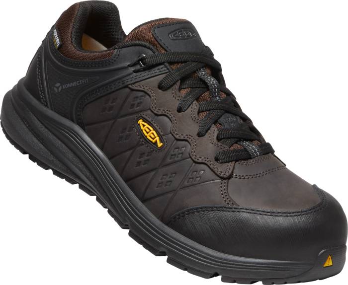 alternate view #2 of: Keen Utility KN1026705 Vista Energy +, para hombre, Coffee Bean/Black, Comp Toe, EH, WP, Low Athletic, Work Shoe