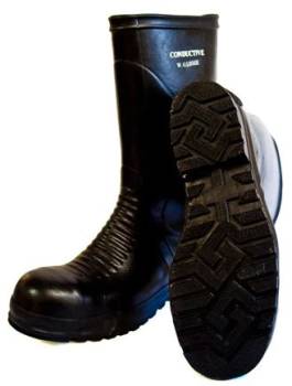 Legge Systems LS1031 Botas de trabajo de goma 35ácm WP con puntera de acero de hombre, negras, conductivas