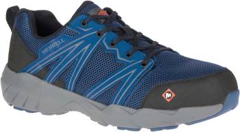 Merrell MLJ17535 Fullbench Superlite, Men's, Blue Wing, Alloy Toe, EH Low Athletic