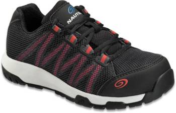 Deportivo bajo SD con puntera de fibra de carbono color negro/rosa de mujer Nautilus N1347 Accelerator