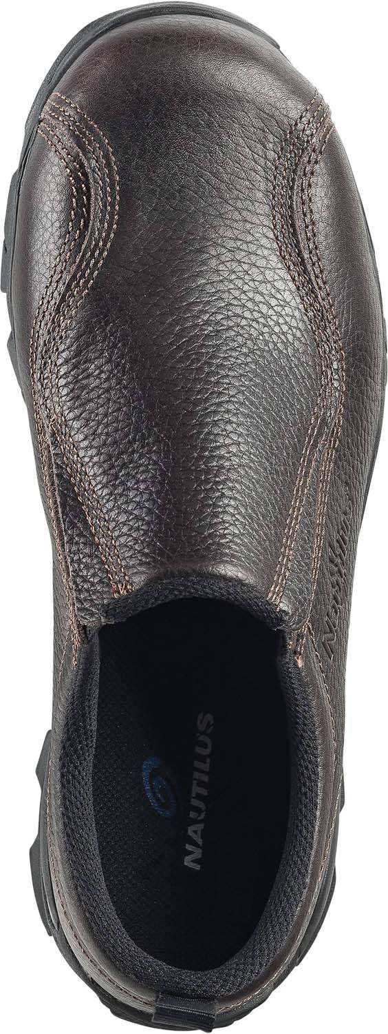 alternate view #4 of: Nautilus N1620 Men's, Brown, Steel Toe, SD, Twin Gore Slip On