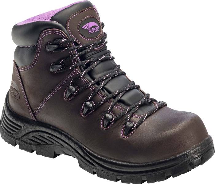 view #1 of: Nautilus/Avenger N7123 Framer, Women's, Brown, Comp Toe, EH, PR, WP Hiker