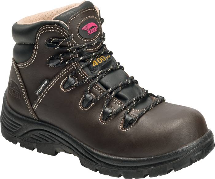 view #1 of: Nautilus/Avenger N7130 Framer, Women's, Brown, Comp Toe, EH, PR, WP/Insulated Hiker