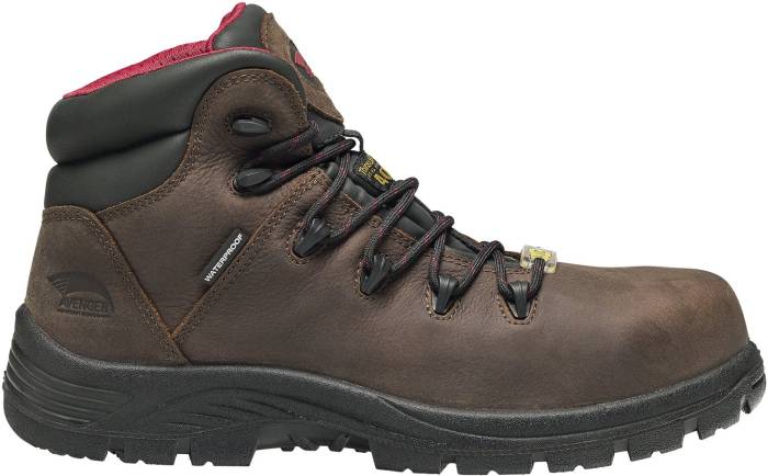 alternate view #2 of: Avenger N7228 Framer, Men's, Brown, Comp Toe, EH, PR, WP/Insulated Hiker