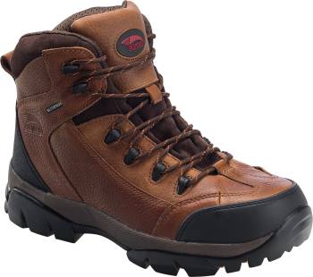 Bota de 6 pulgadas WP, EH, con puntera de material compuesto, marrÝn, de hombre Nautilus/Avenger N7244