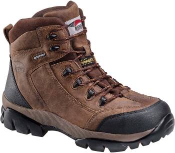 Bota de 6 pulgadas, aislado/WP, EH, con puntera de material compuesto, marrÝn, de hombre, Nautilus/Avenger N7264