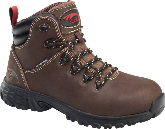 view #1 of: Nautilus/Avenger N7471 Women's, Flight Brown, Alloy Toe, SD, WP Hiker