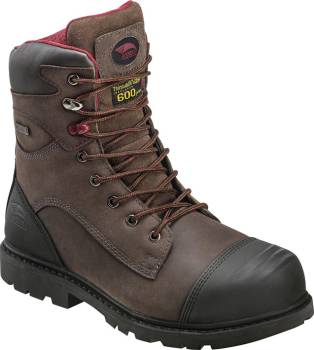 Avenger N7573 Men's, Brown, Nano Toe, EH, PR, WP/Insulated, 8 Inch