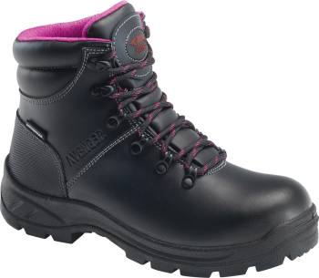 Bota de trabajo de senderismo, EH, WP, con puntera blanda, negro, de mujer, Nautilus N8674 Builder